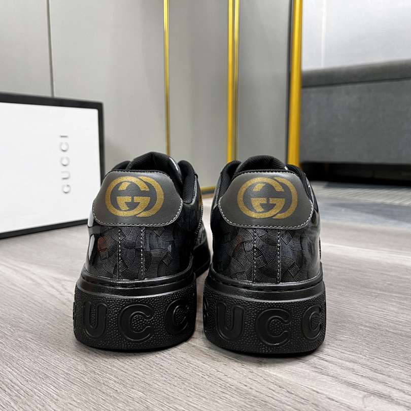 גוצ'י סניקרס שחור אפור