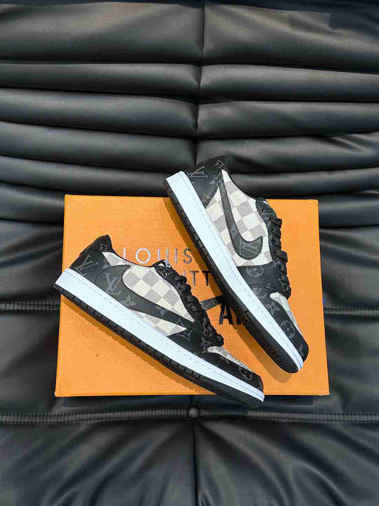 סניקרס נייק לואי ויטון לבן שחור