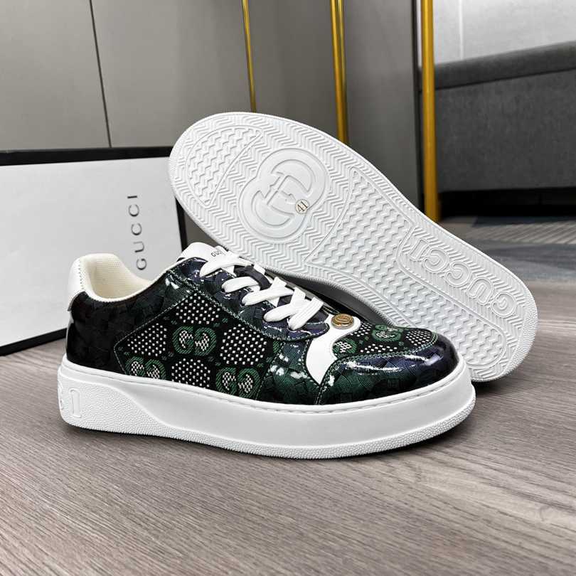 גוצ'י סניקרס שחור ירוק