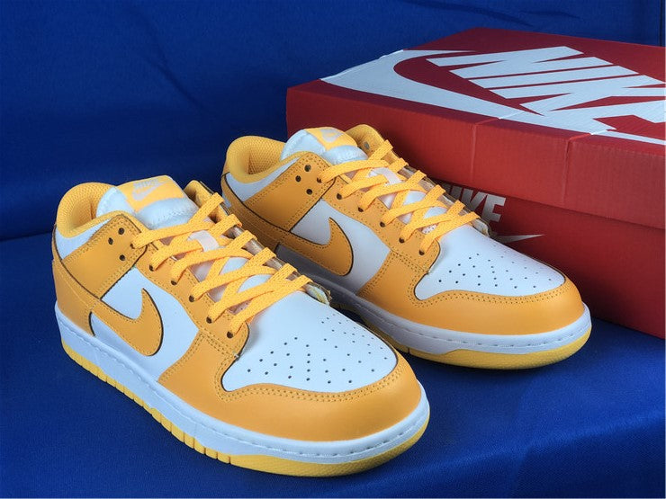 נייק דאנק לבן צהוב