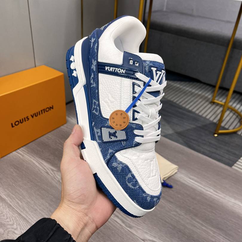 כחול sneakers לואי ויטון